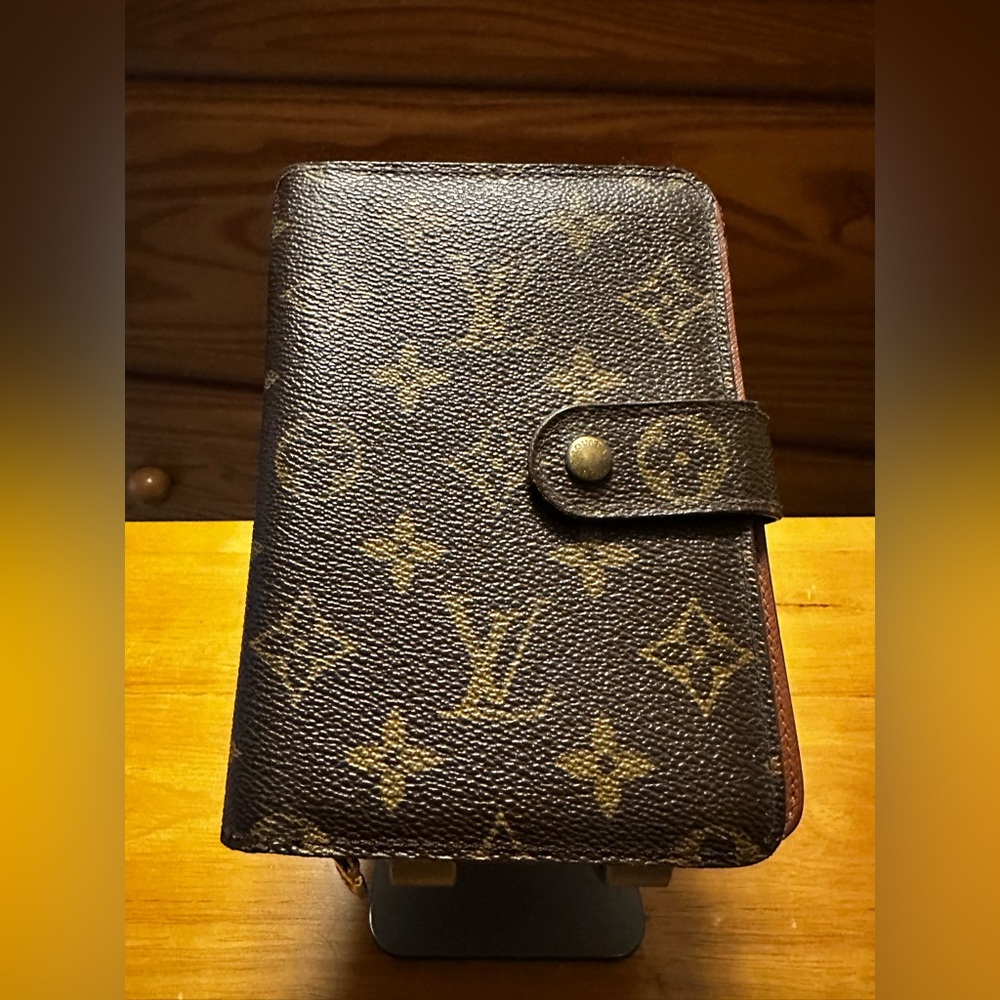 Louis Vuitton Vintage Brown Monogram Porte Papier… - image 1